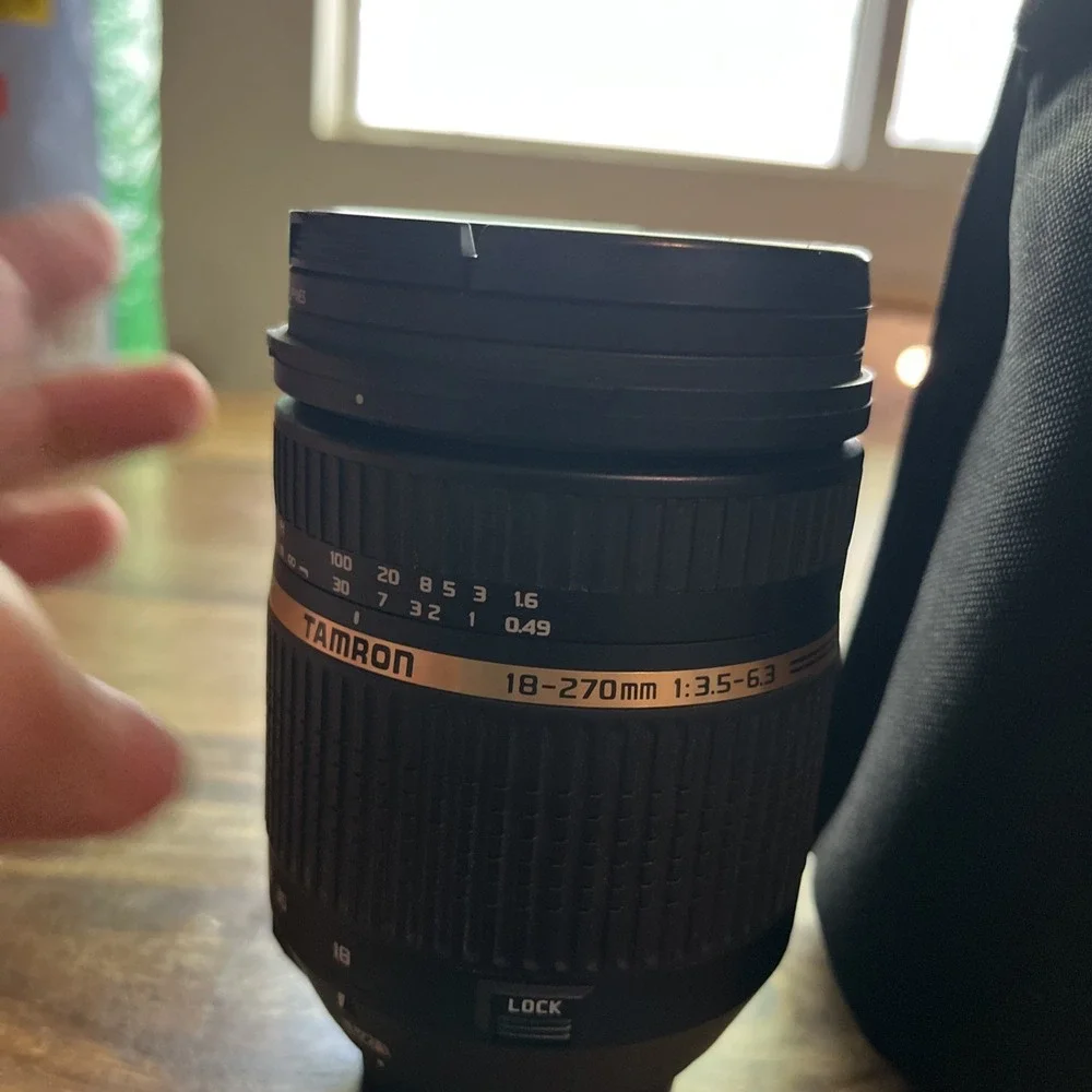Tamron 18-270mm f/3.5-6.3 Di II VC B003 Lens Nikon F Mount + Case Filter
